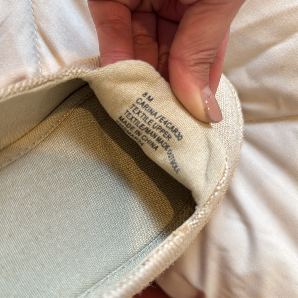 Beige Loafers - Textile Esprit Women's Carina (Used just once)